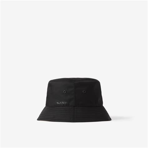 burberry fisher hat|Nylon Reversible Bucket Hat in Black/archive beige.